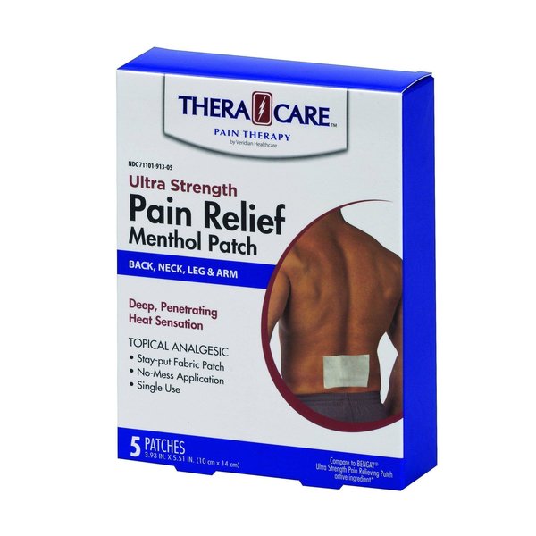 Theracare TheraCare Pain Relief Ultra Strength Menthol Patch (5 count) 24-913